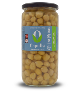 Legumbres garbanzos al natural extra Frasco 720 ml scaled