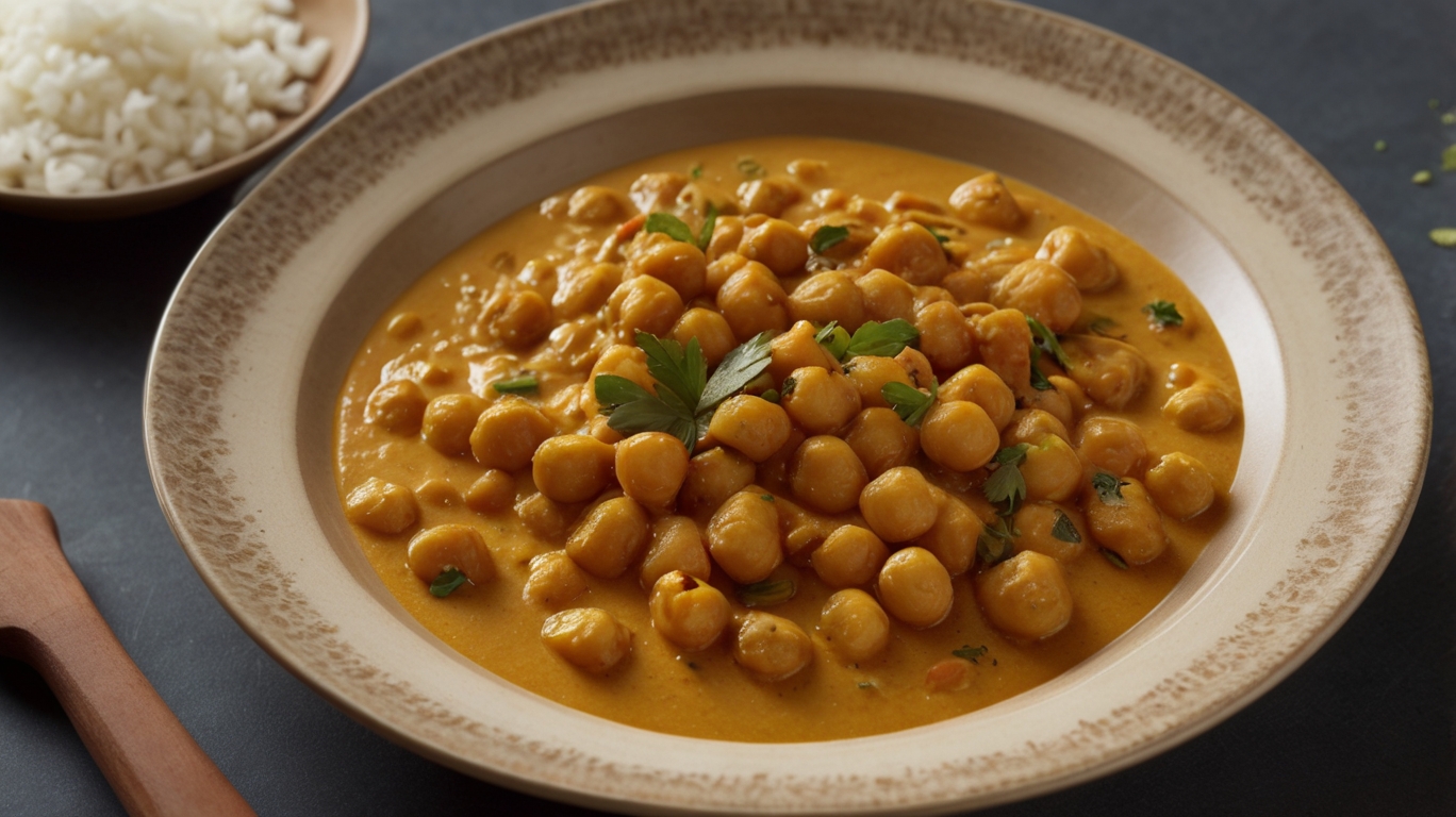 Leonardo Vision XL crame imagen de un plato de Curry de Garban 2